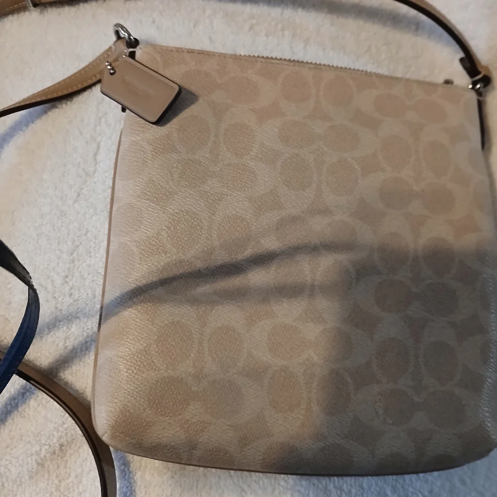 Coach Light Tan Crossbody Bag